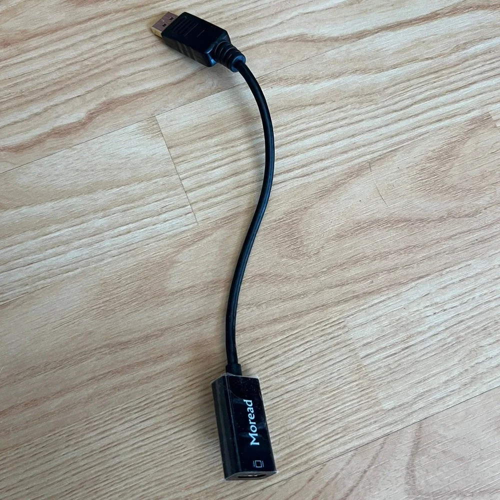 Moread DisplayPort to HDMI Adapter Unisex OS Black Very Good Video Converter